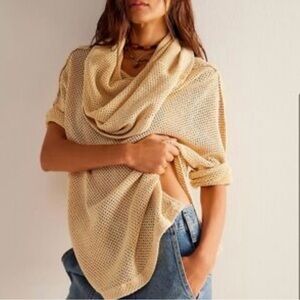 We The Free Free People Boy Problems Pullover Sweater
Crochet Beige Women M